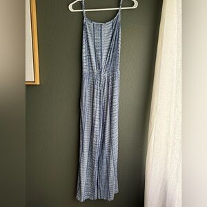 SOLD Manaola Jumpsuit (Blue/White)